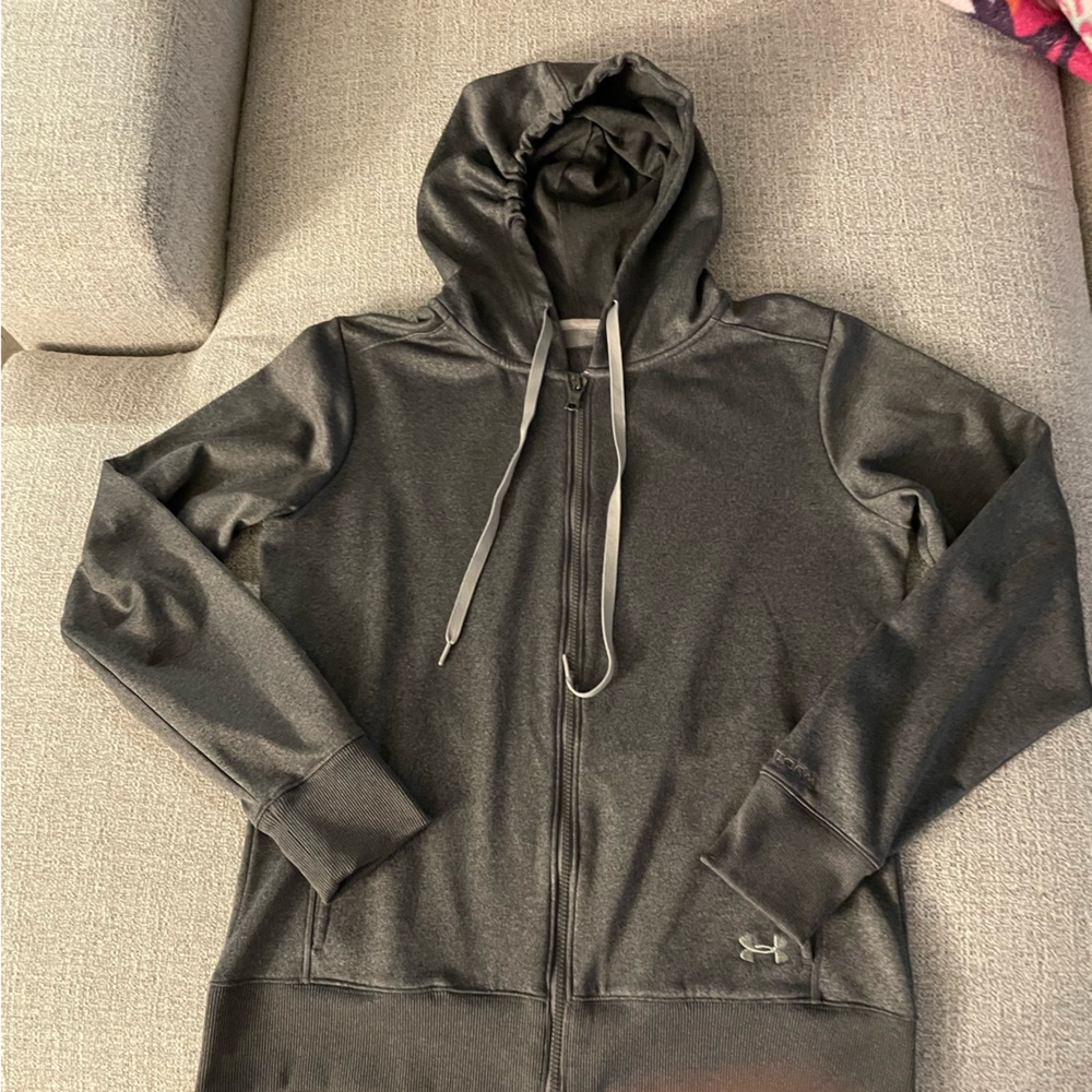Under Armour Storm Women’s gray Zip-Up Hoodie size large